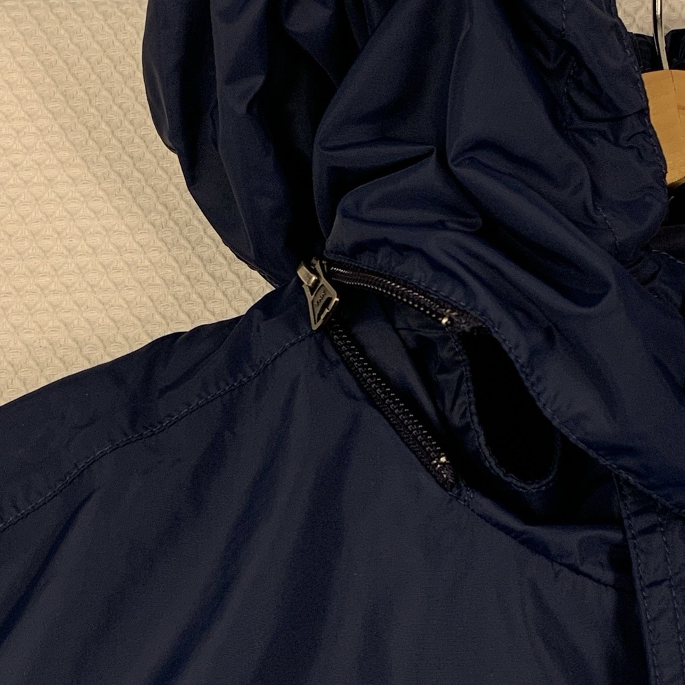 Lands End Squall Parka Jacket Mens Large L 42-44 Navy Blue Fleece Lined Hooded - Picture 4 of 16